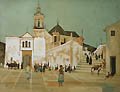 Plaza Original Lithograph by Marcel Depre
