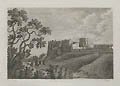 Durham Castle Original Engraving by the British artist Richard Godfrey