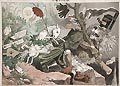 The Banishment of Quack Medicines Puck New York Original Lithograph by Frederick Graetz