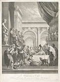 Le Mauvais Riche or The Wicked Rich by the French artist Jean Baptiste Haussart also spelled Haussard