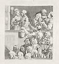 The Laughing Audience Original Engraving and Etching by the British Satirical Artist William Hogarth