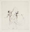Gavotte Pavlowa Original Etching and Drypoint by the American artist Troy Kinney