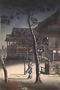 Restaurant in The Evening by Tsuchiya Koitsu