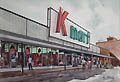 K mart Original Watercolor by the American artist Al Krnc