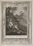 Clytia Changed into a Turnesole or Heliotrope by Bernard Picart