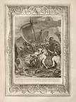 Ulysses and his Companions Avoid the Charms of the Sirens Original engraving by Bernard Picart