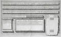 Plan of The Ponte Ferrato by Giovanni Battista Piranesi