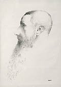 The Art Critic Roger Marx Original Lithograph by the French artist Odilon Redon