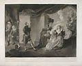 Twelfth Night Act III Scene IV Olivia's house Olivia Maria and Malvolio Original Stipple Engraving by the British artist Thomas Ryder designed by Johann Heinrich Ramberg for the Shakspeare Gallery by John Boydell London