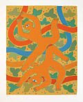 Pas de Deux Original Lithograph by the German artist Herbert Schneider