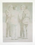 State St. Plaza Original Lithograph by the American artist Elinore Schnurr