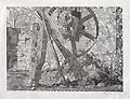 The Deserted Mill Original Linocut by the Danish artist Kay Simmelhag