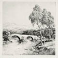 The Invercauld Bridge River Dee by Henry Jackson Simpson