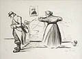 Stalemate on the Western Front Original Lithograph by Louis Abel-Truchet