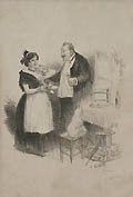 Sweet Dessert Original Lithographic Poster by the French artist Adolphe Willette also listed as Adolphe Leon Willette