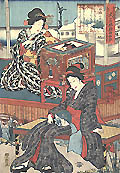 A Scene in Yokohama by Yoshifuji