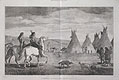 An Encampment of Assiniboin Indians Montana designed by Eliphalet W. Terry