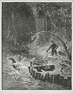 Catching Alligators in Florida designed by W. P. Snyder