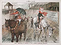 New York Horse Race - Democrats and Republicans by Frederick Burr Opper
