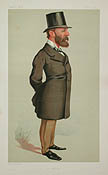 An Admiral - Rear Admiral Lord John Hay C.B.by Carlo Pellegrini APE