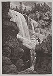 Sawkill Falls Near Milford Pennsylvania by H. Singlewood Bisbing