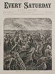 Scene on the Prairie at Chicago on the Night of the Fire published by Every Saturday