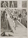 The International Boat Race The American Crew at Biffen's Yard designed by Edward John Gregory