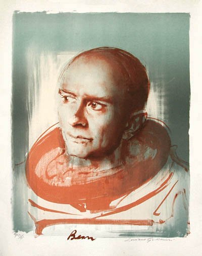 Luciano Guarnieri - Alen L. Bean Portrait of the Astronaut Alan  Bean